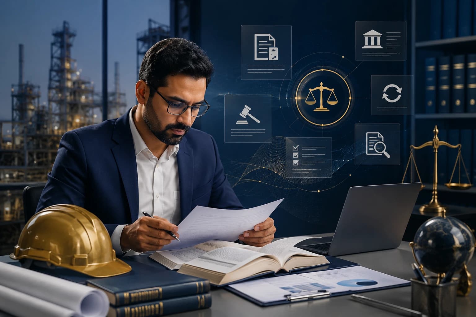 Industrial legal and compliance research